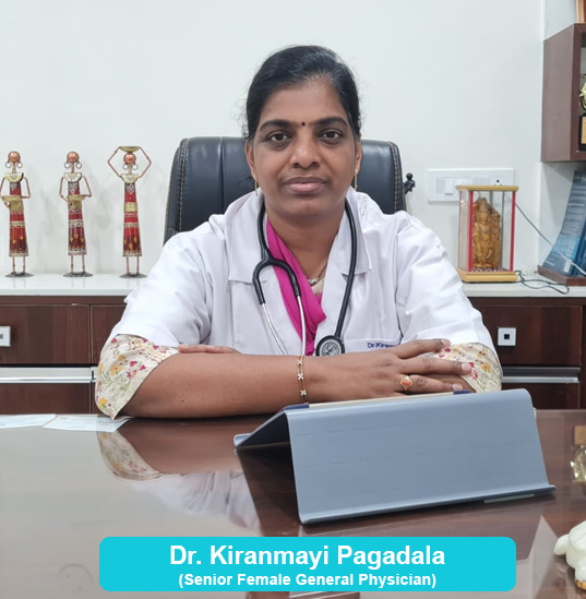 Best Female Physician In Miyapur Hyderabad Expert Female Doctor   Dr. Kiranmayi Pagadala 